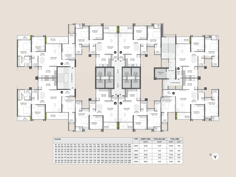 Floor plan of Miracle Imperio &mdash; photo gallery, images, brochure, amenities, cost sheet, price breakup, availability details, RERA number, RERA certificate, possession date, layout plan, logo, floor plan, master plan, and location map showcasing project highlights and features.